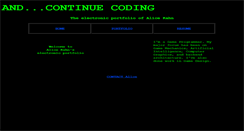 Desktop Screenshot of andcontinuecoding.com