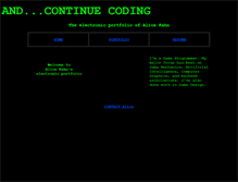 Tablet Screenshot of andcontinuecoding.com